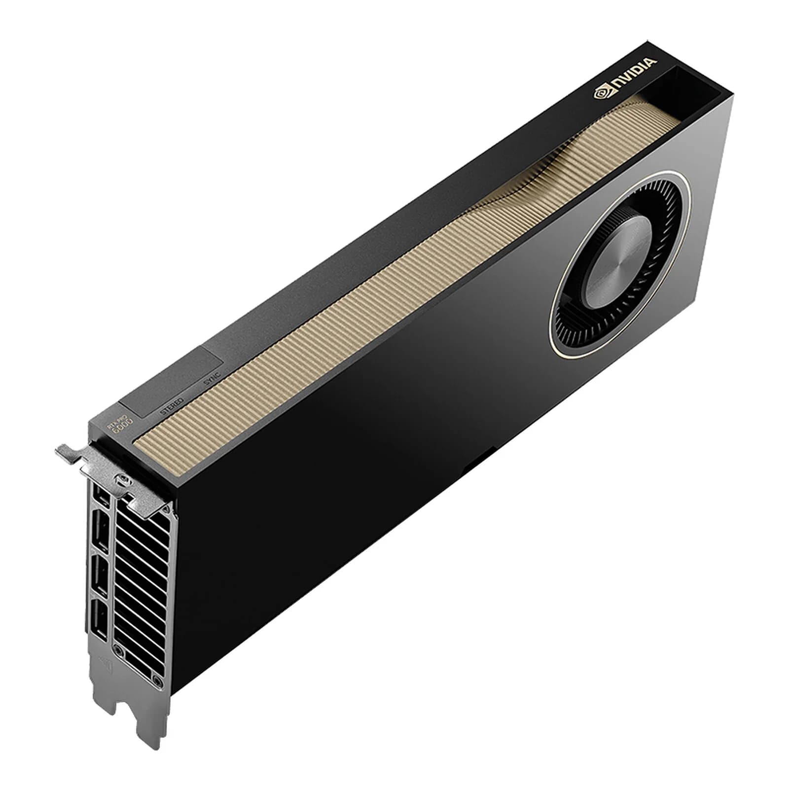 کارت گرافیک NVIDIA RTX PRO 6000 Blackwell Max-Q Workstation Edition 96GB روی زمینه سفید یا شفاف